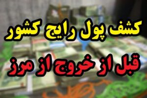 کشف ارز قاچاق در حوزه استحفاظی هنگ مرزی تایباد
